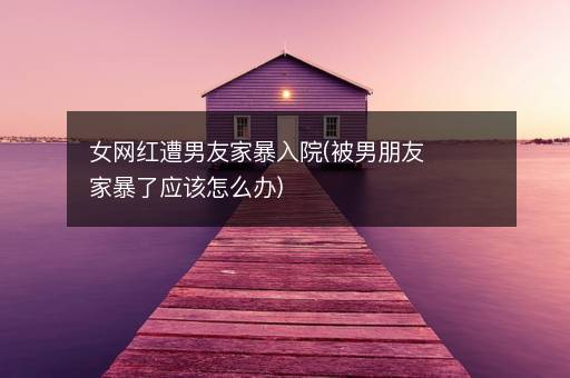 女网红遭男友家暴入院(被男朋友家暴了应该怎么办)