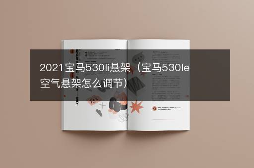 2021宝马530li悬架（宝马530le空气悬架怎么调节）