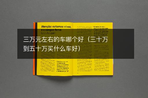 三万元左右的车哪个好（三十万到五十万买什么车好）